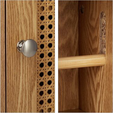 Relaxdays Toilettenpapierhalter stehend, Badezimmeregal HBT: 80x20,5x21 cm, Holzoptik, schmaler WC Papier Schrank, braun