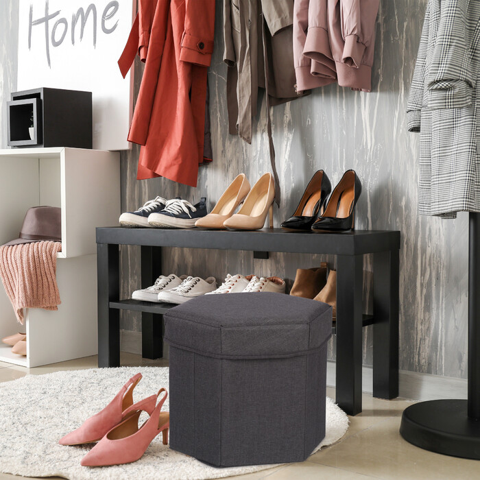 Relaxdays Sitzhocker mit Stauraum