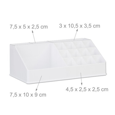 Relaxdays Make Up Organizer mit 8 Schubladen