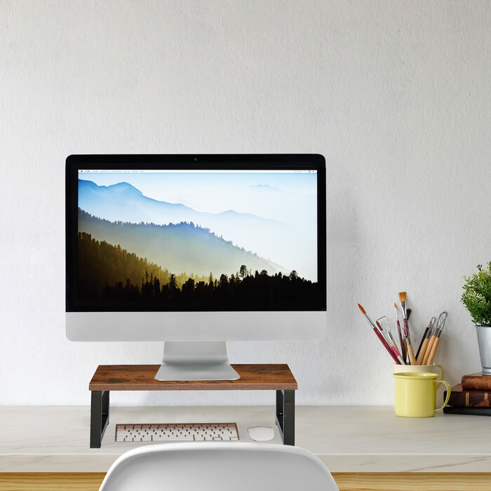 Relaxdays Monitorständer im Industrial-Design