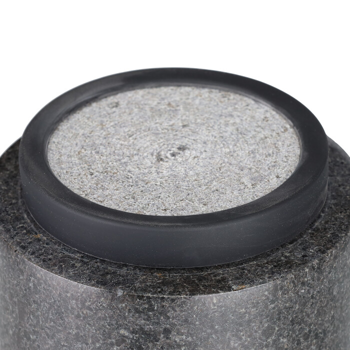 Relaxdays Mörser mit Stößel aus Granit