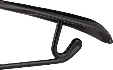 Relaxdays Kleiderbügel für Anzüge, 10er Set, gummiert, Metall, rutschfest, platzsparend, 44 cm, PVC-beschichtet