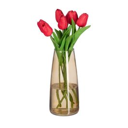Relaxdays Vase aus Glas