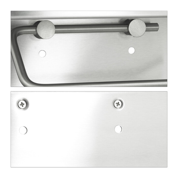 Relaxdays Toilettenpapierhalter Edelstahl