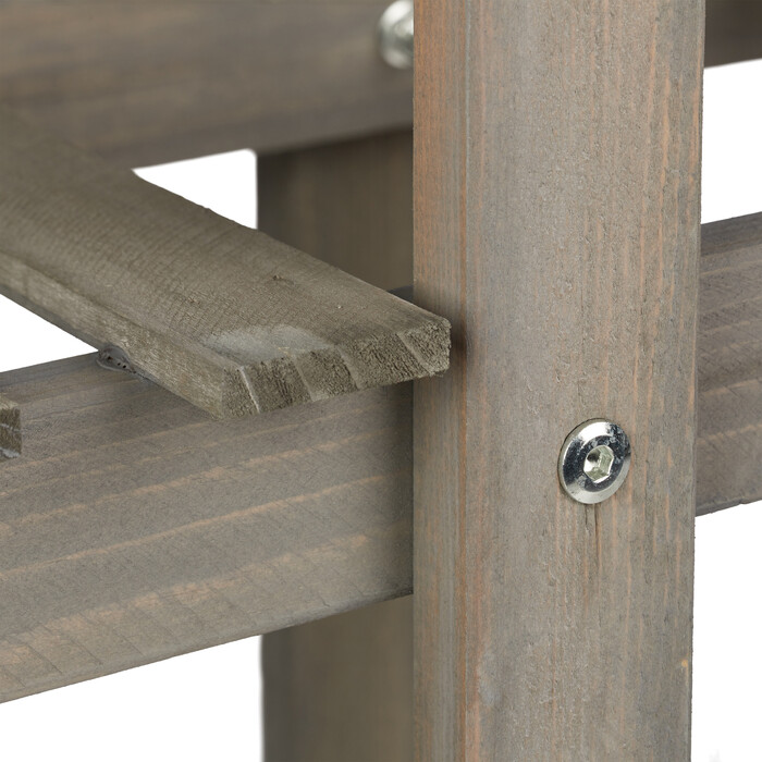 Relaxdays Blumentreppe Holz mit 3 Stufen