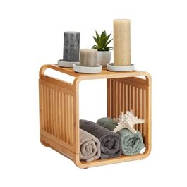 Relaxdays Bambus Regal mit Ablagen