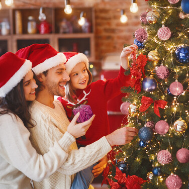 Relaxdays Weihnachtskugeln im 110er Set