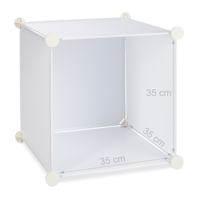 Relaxdays Regalsystem Kleiderschrank 11 Fächer