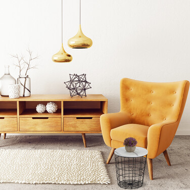 Relaxdays Korbtisch 3er Set Marmor