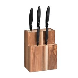 Relaxdays Messerblock unbestückt aus Holz