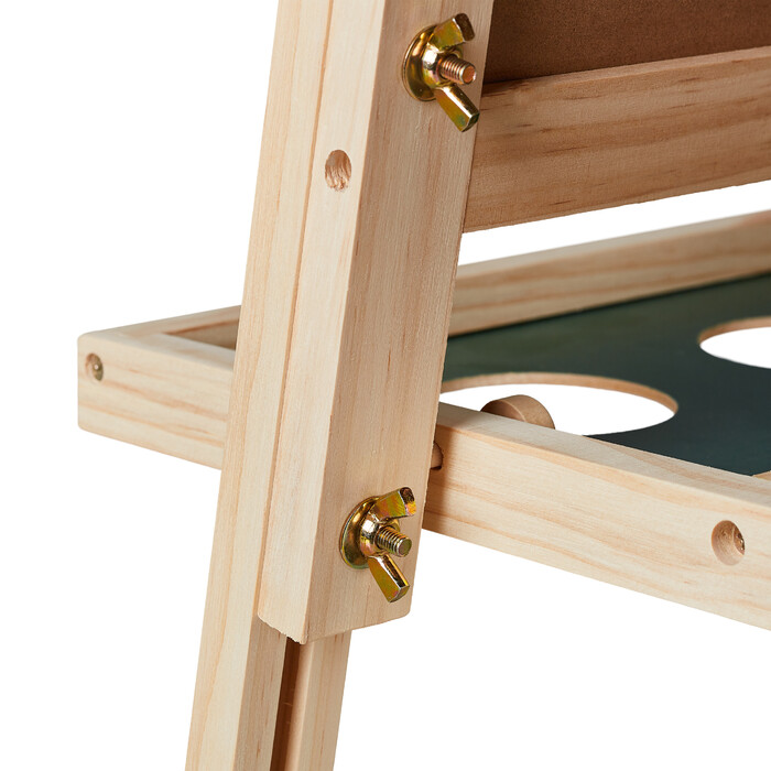 Relaxdays 2 in 1 Kindertafel mit Zubehör
