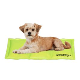 Relaxdays Grüne Kühlmatte für Hunde