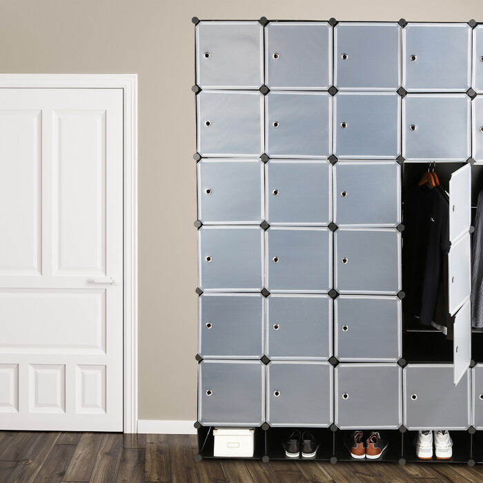 Relaxdays XXL Kleiderschrank Stecksystem