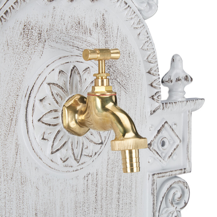 Relaxdays XL Wandbrunnen antik