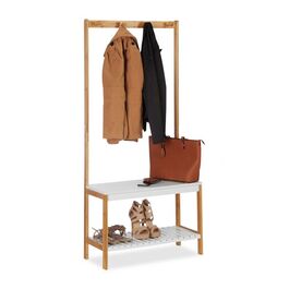 Relaxdays Garderobenständer mit Schuhregal