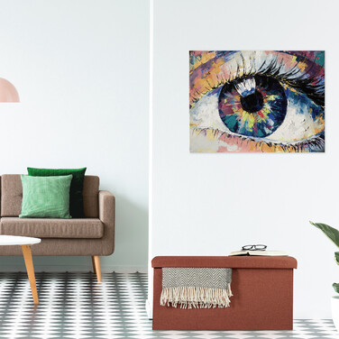Relaxdays Sitzbank Leinen-Optik