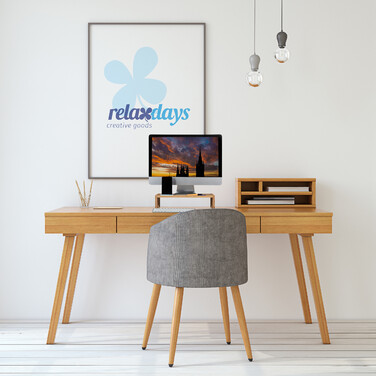 Relaxdays Monitorständer aus Bambus