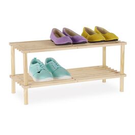 Relaxdays Schuhregal Holz
