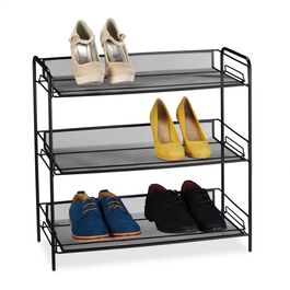 Relaxdays Schuhregal mit 3 Ablagen