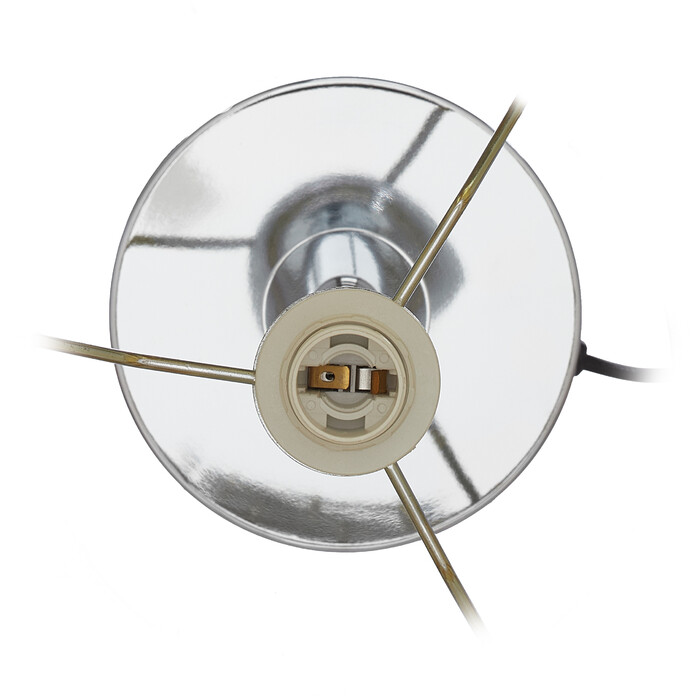 Relaxdays Nachttischlampe Kristall gold
