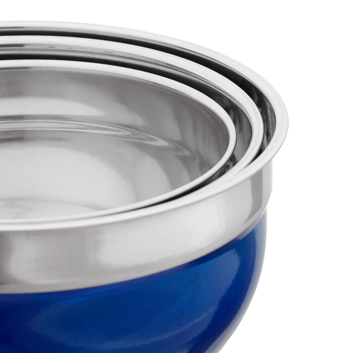 Relaxdays Schüssel Set mit Deckel 3-teilig