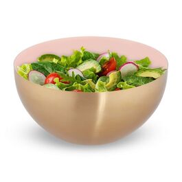 Relaxdays Edelstahl Salatschüssel Ø 25 cm