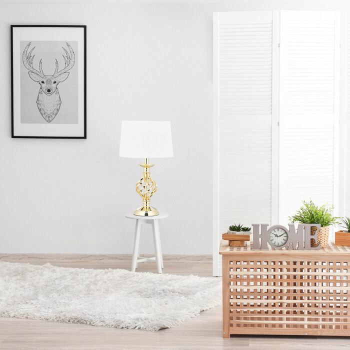 Relaxdays Tischlampe modern dimmbar