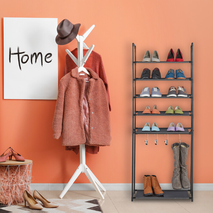 Relaxdays Schuhregal mit 6 Ebenen