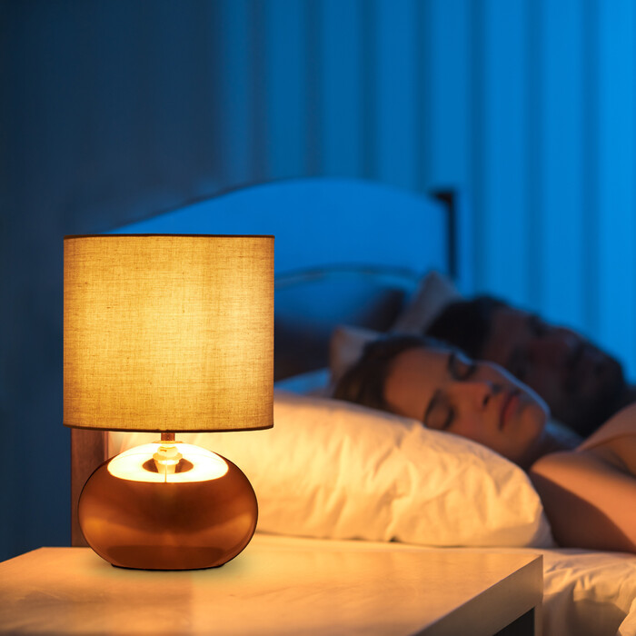 Relaxdays Nachttischlampe Touch