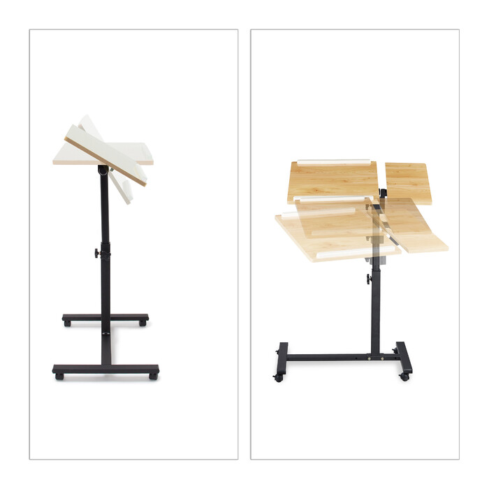 Relaxdays Laptoptisch mit verstellbarem Mauspad