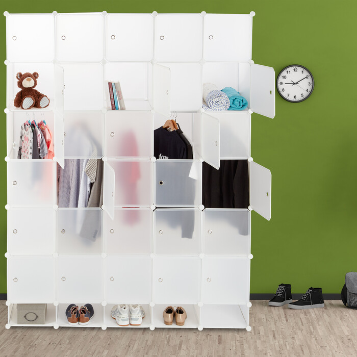 Relaxdays XXL Kleiderschrank Stecksystem