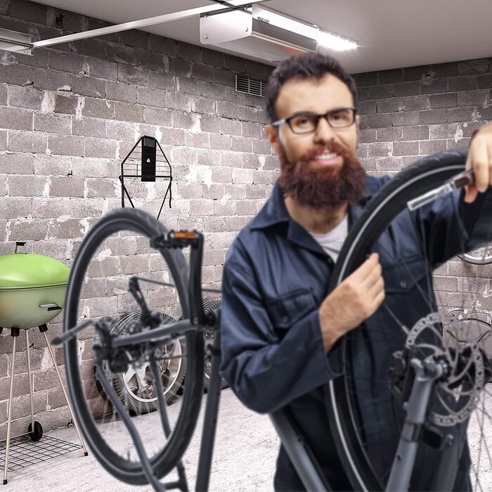 Relaxdays Fahrrad Wandhalterung Klappbar Bis 50 Kg, Schwarz, Standard