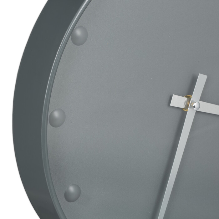 Relaxdays Graue Wanduhr