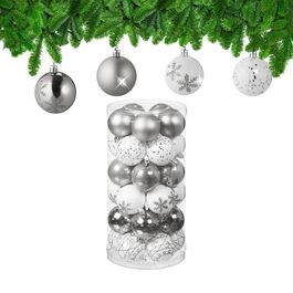 Relaxdays Weihnachtskugeln im 30er Set