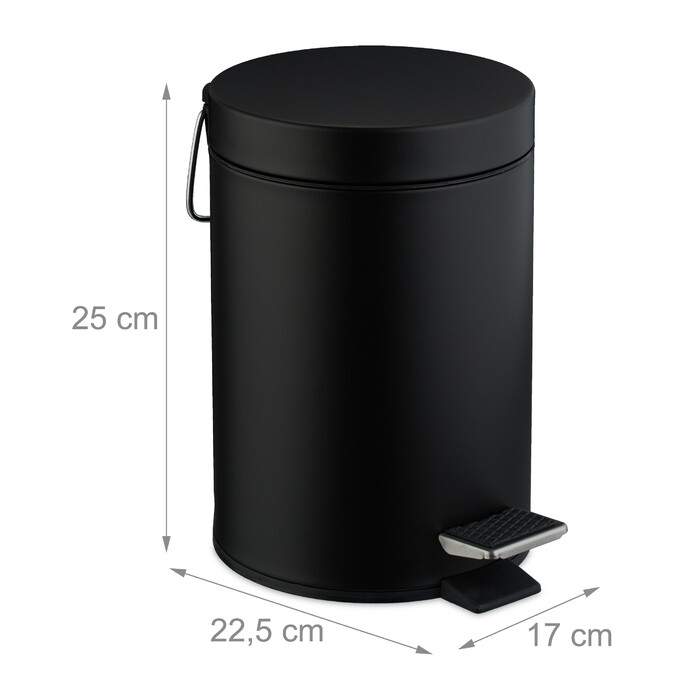 Relaxdays Kosmetikeimer 3 Liter