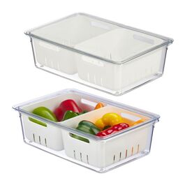 Relaxdays Kühlschrank Organizer 2er Set