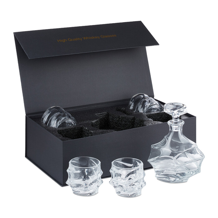 Relaxdays Whisky Set 5-teilig