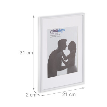 Relaxdays Bilderrahmen 2er Set 20x30 cm