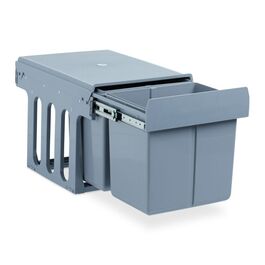 Relaxdays Einbaumülleimer Küche 2x 15 Liter