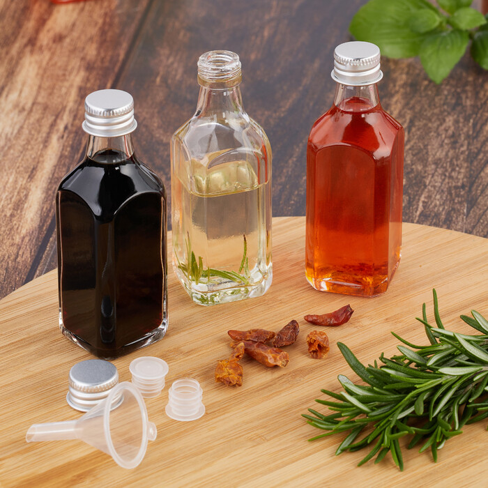 Relaxdays Kleine Flaschen im Set 50 ml