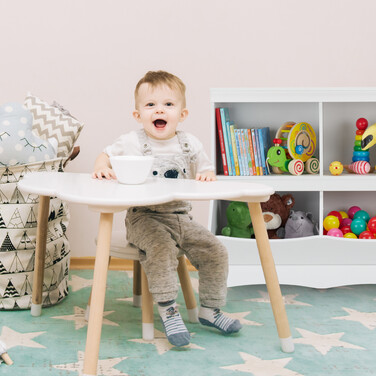 Relaxdays Kinderregal 4 Fächer