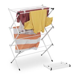 Relaxdays Turm-Wäscheständer klappbar