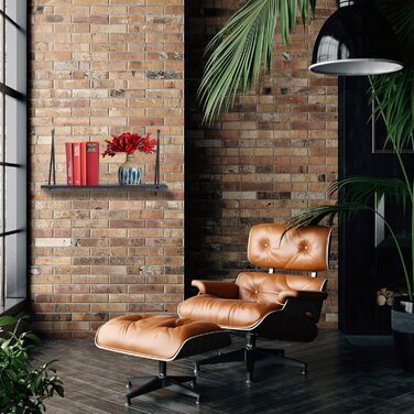 Relaxdays Wandregal, für Wohnzimmer & Flur, modernes Design, Wandboard für Bücher & Deko, HBT: 30 x 60 x 22 cm, weiß