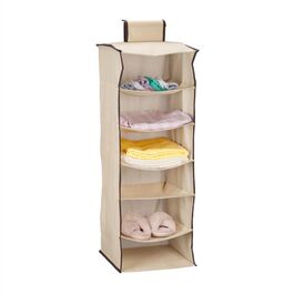 Relaxdays Hängeregal Kleiderschrank 6 Fächer