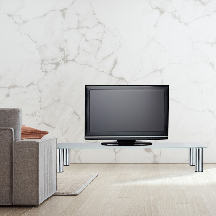 Relaxdays TV-Tisch Glas