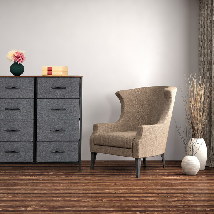 Relaxdays Kommode mit 8 Schubladen