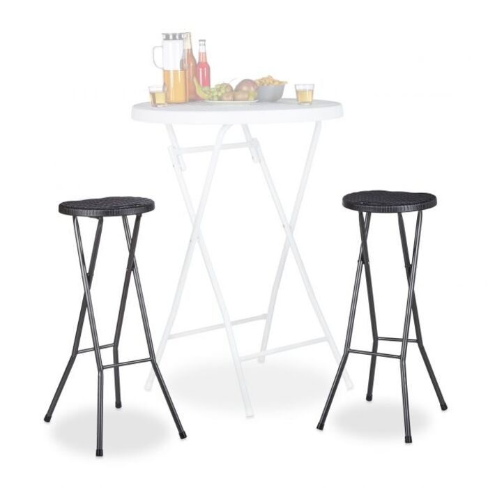 Relaxdays Barhocker klappbar BASTIAN