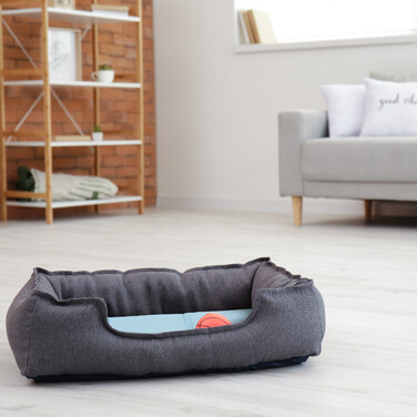 Relaxdays Hellblaue Kühlmatte für Hunde