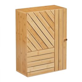 Relaxdays Bad Hängeschrank aus Bambus