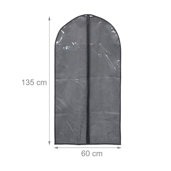 Relaxdays Kleidersack 6er Set 135 x 60 cm